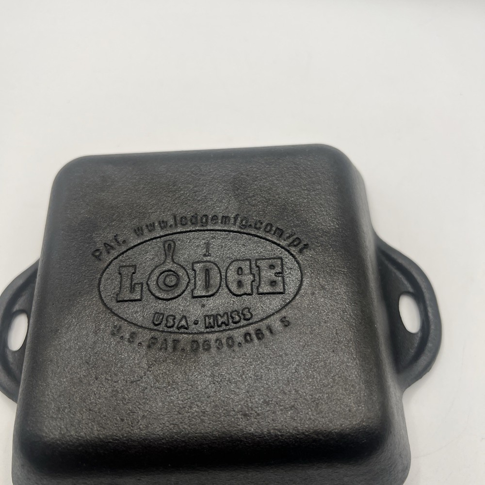 Lodge Cast Iron 10 Ounce Square Mini Server