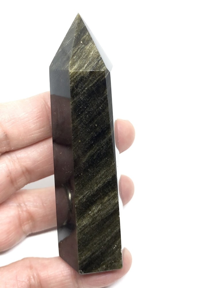 Obsidian Sheen Obelisk Point 81g Over 3in