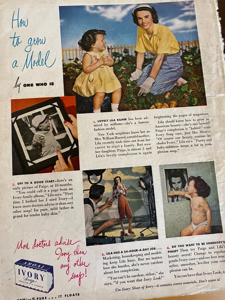 Ivory Soap, Full Page Vintage Print Ad
