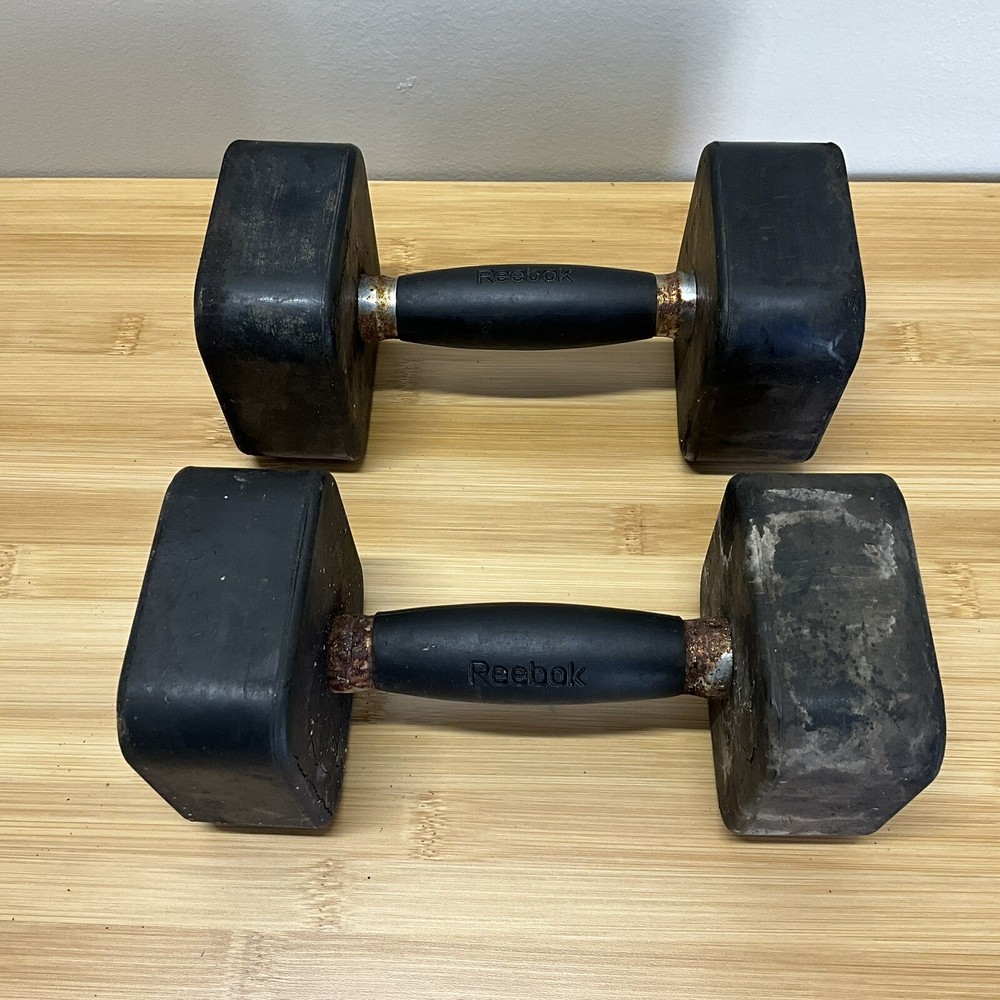 Vintage Reebok 10 Pound Dumbbells/2