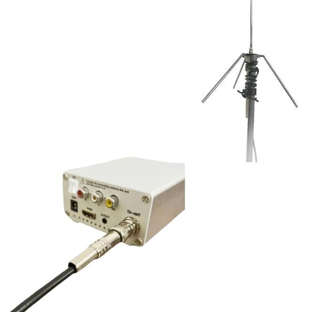 VHF/UHF Analog TV Transmitter Support HD/AV Input Analog Signal Transmitter