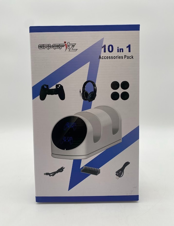 GameFitz 10 in 1 Accessories Pack with box