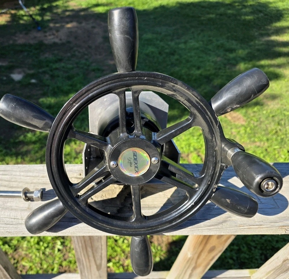 Ezy-Glide Side-Kick Replacement Steering Wheel Used Missing Parts