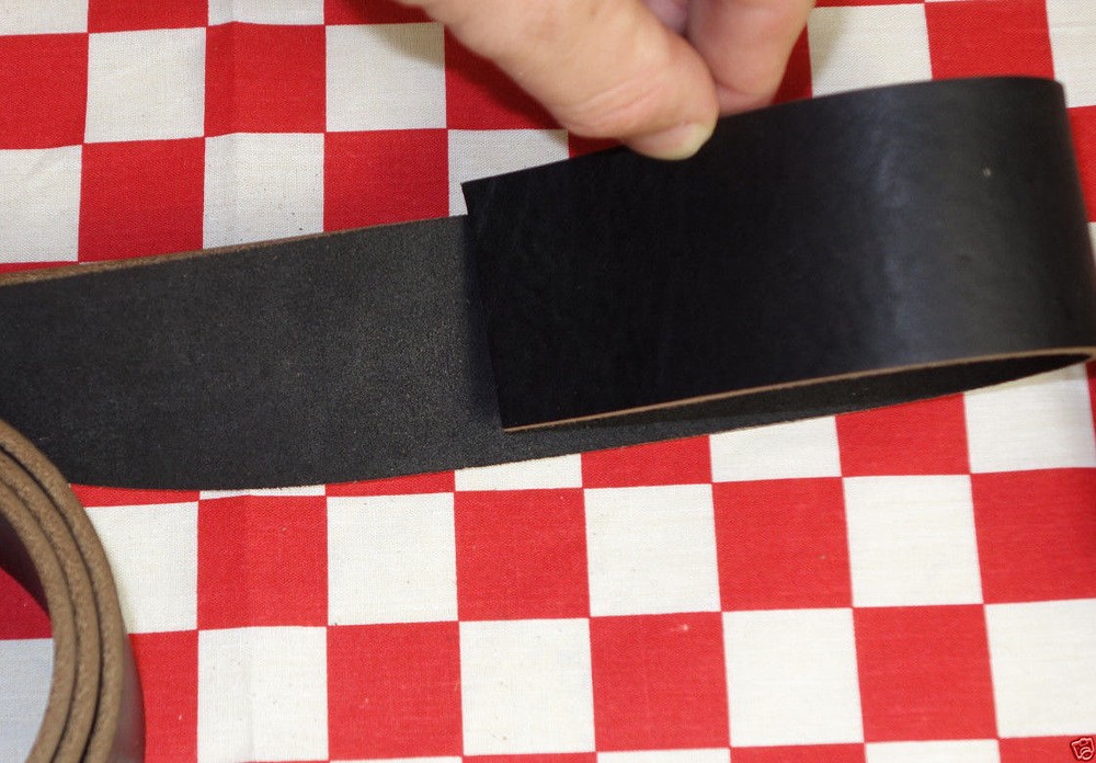 BLACK CHROMEXCEL HORWEEN LEATHER STRAPS, VARIOUS SIZES AVAILABLE, SELECT YOURS.