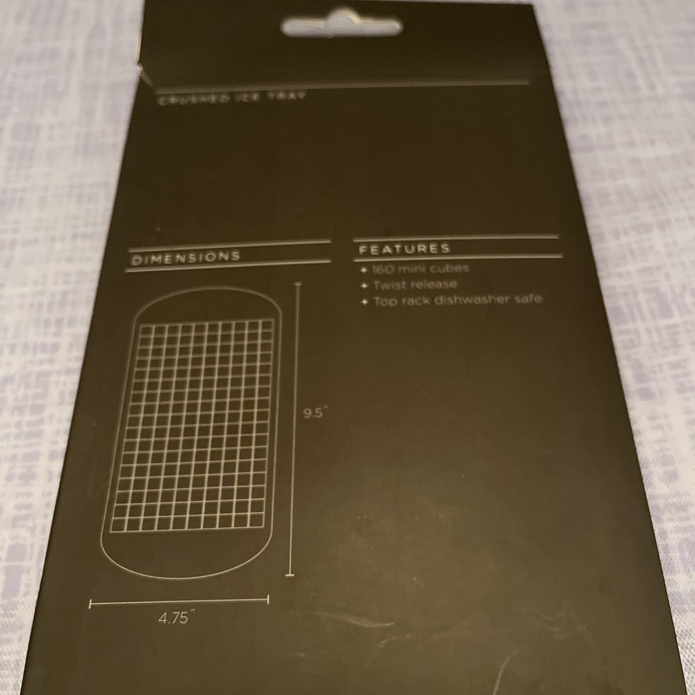 NEW HOUDINI CRUSHED ICE 160 MINI CUBE SILICONE TWIST RELEASE ICE CUBE TRAY