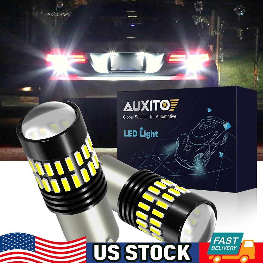 AUXITO Super Bright LED 1156 Bulb 2PC 6000K 7506 Reverse Backup Light White