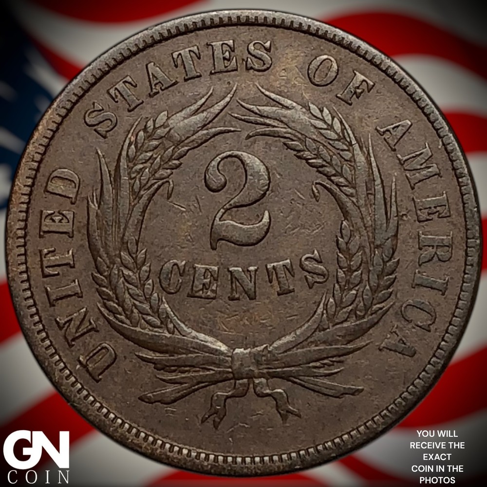 1865 2 Cent Piece Z7030