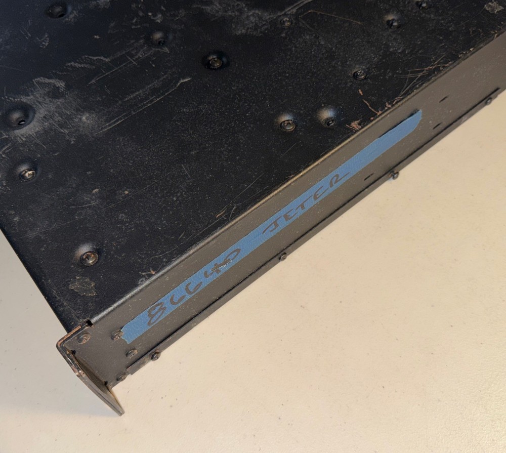 QSC MX-1500A Professional Power Amplifier - Powers On, Untested