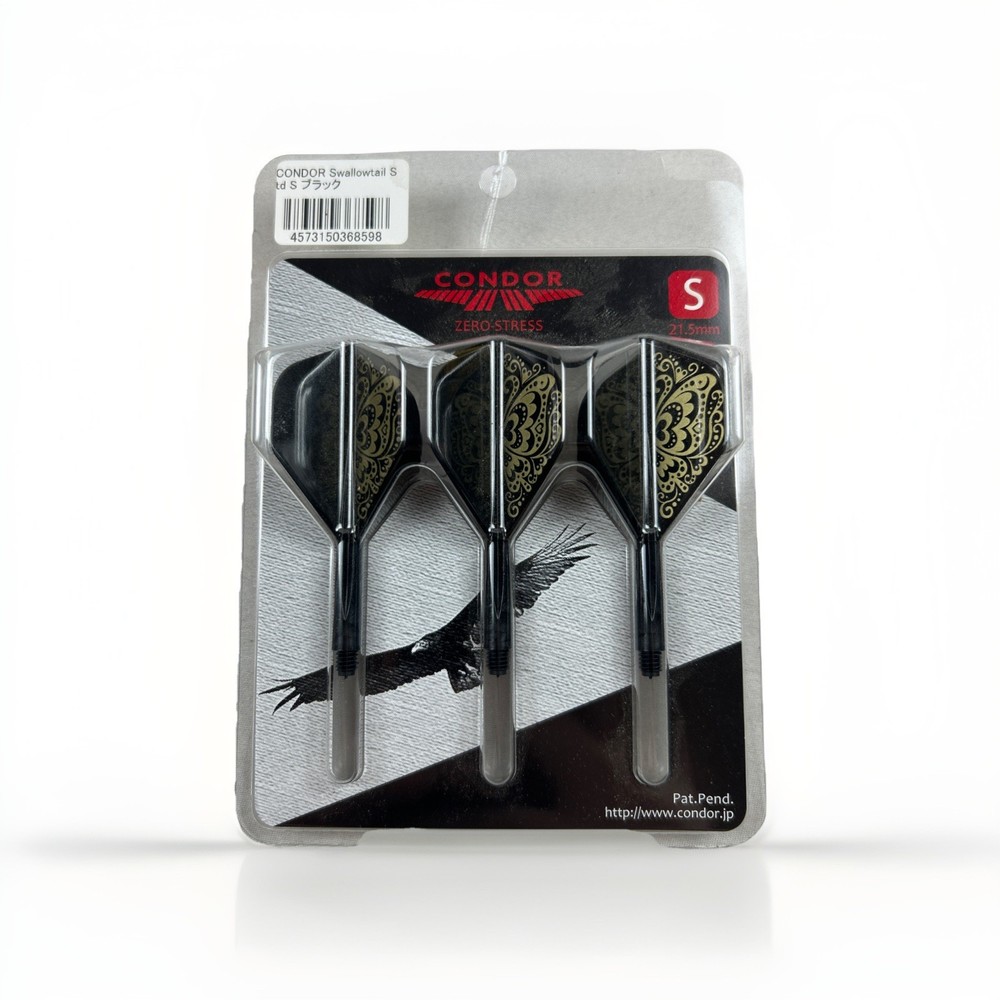 CONDOR BLACK SWALLOWTAIL ZERO STRESS FLIGHT SYSTEM 21.5MM SMALL SIZE