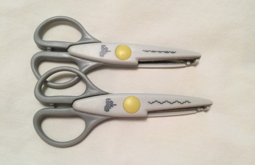 Lot Of 7 EK Tools Decorative Scissors