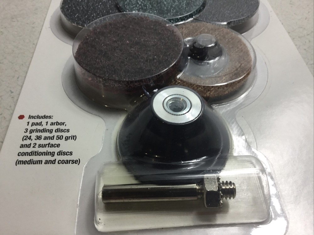 Sure Bilt 8290-036 2” Surface Conditioning Kit die grinder set Pad Arbor Discs