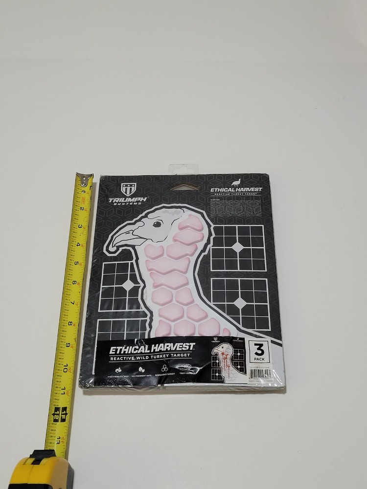 Triumph Systems Ethical Harvest Shooting Target - Reactive Wild Turkey 3 Pack