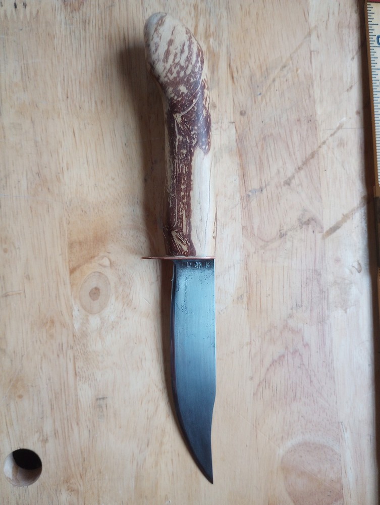 Vintage Handmade Knife, Unique Handle