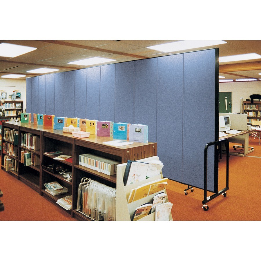 Screenflex CFSL6013DG Portable Partition 24.1ft 72in Stone