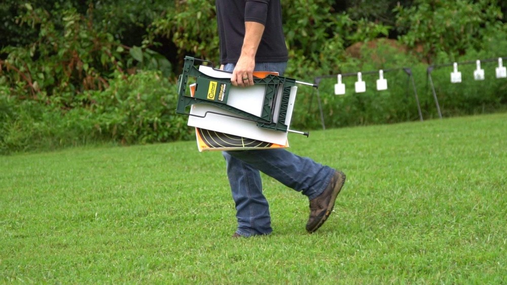 Caldwell Ultimate Target Stand with Compact Design for One Size, green, white