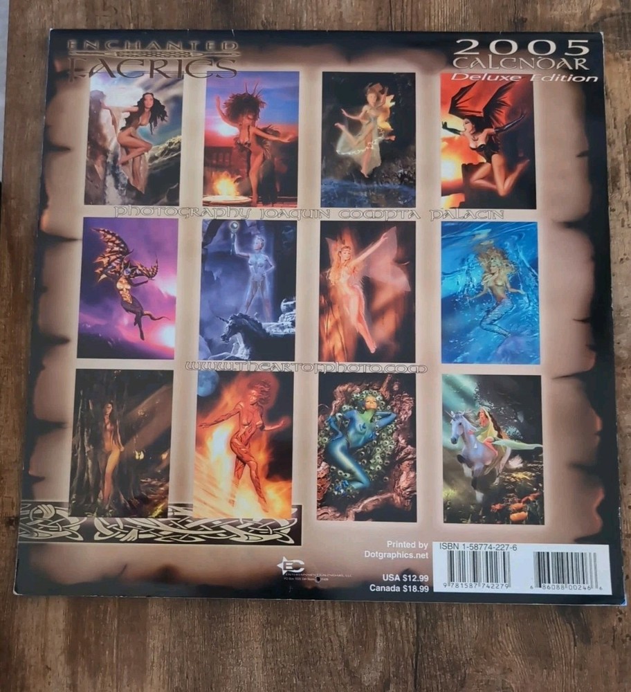 Collectible Enchanted Faeries 2005 Calendar