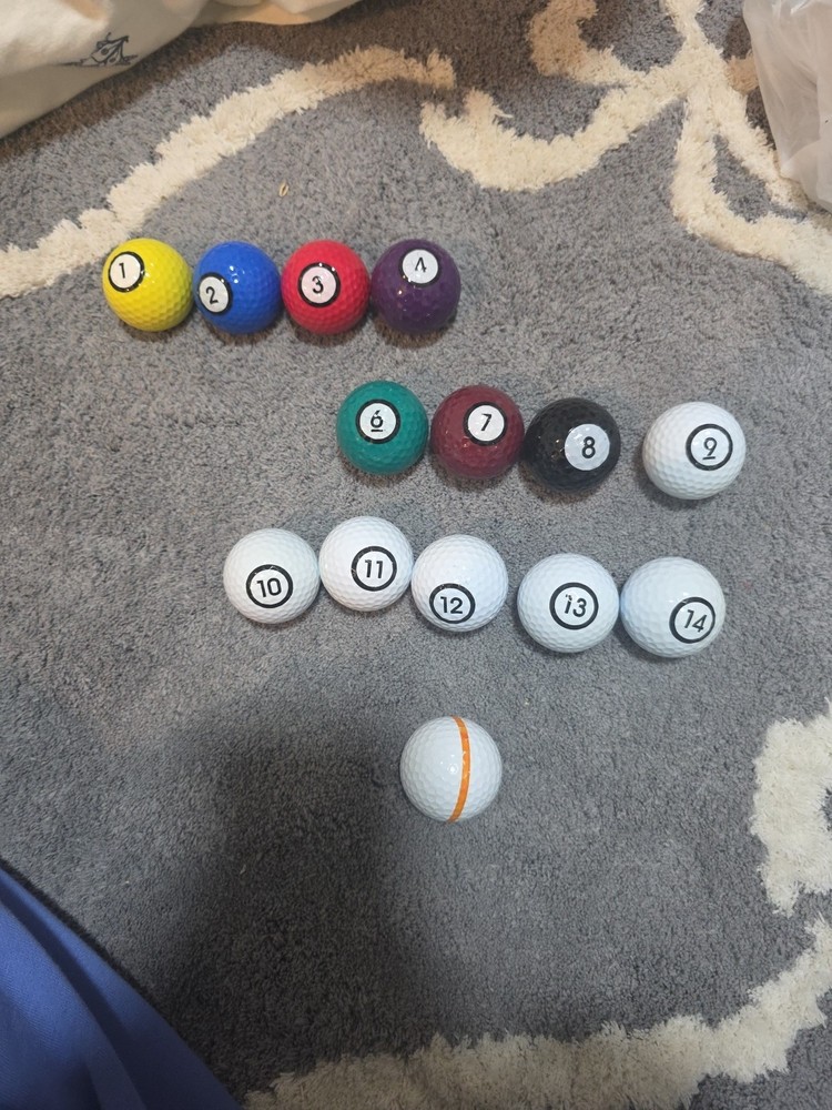 Pool Table Golf Balls
