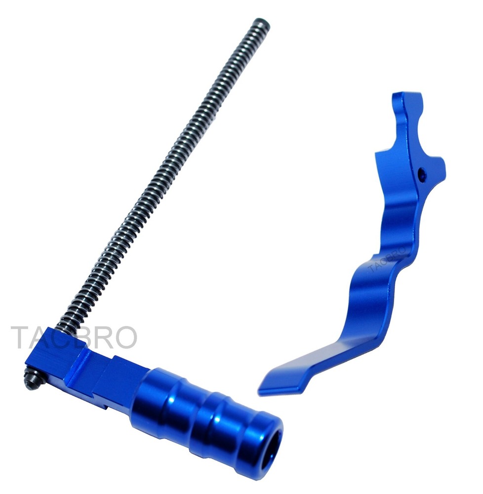 Blue Ruger 10/22 Bolt Charging Handle &Extended Magazine Release Lever Combo