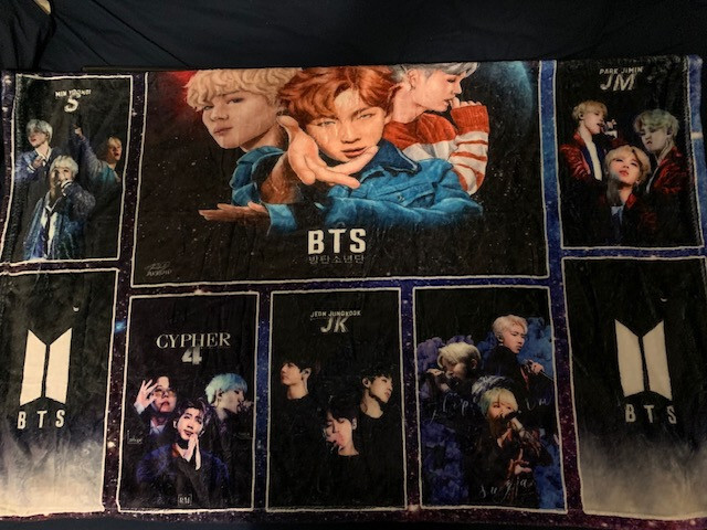 BTS Boy Band Blanket Soft Throw Lightweight Blanket