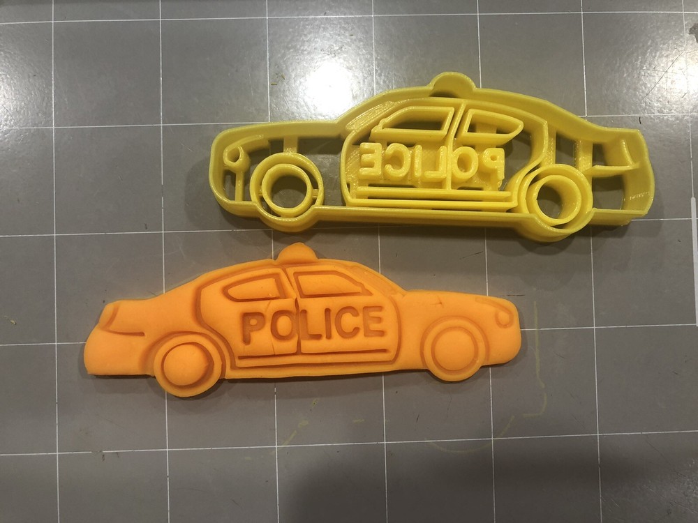 Police Car Cookie Cutter