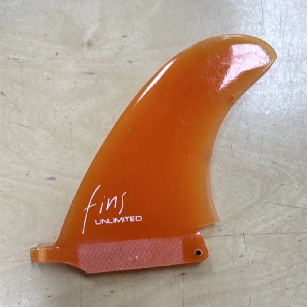 Fins Unlimited Orange Surfboard Fin