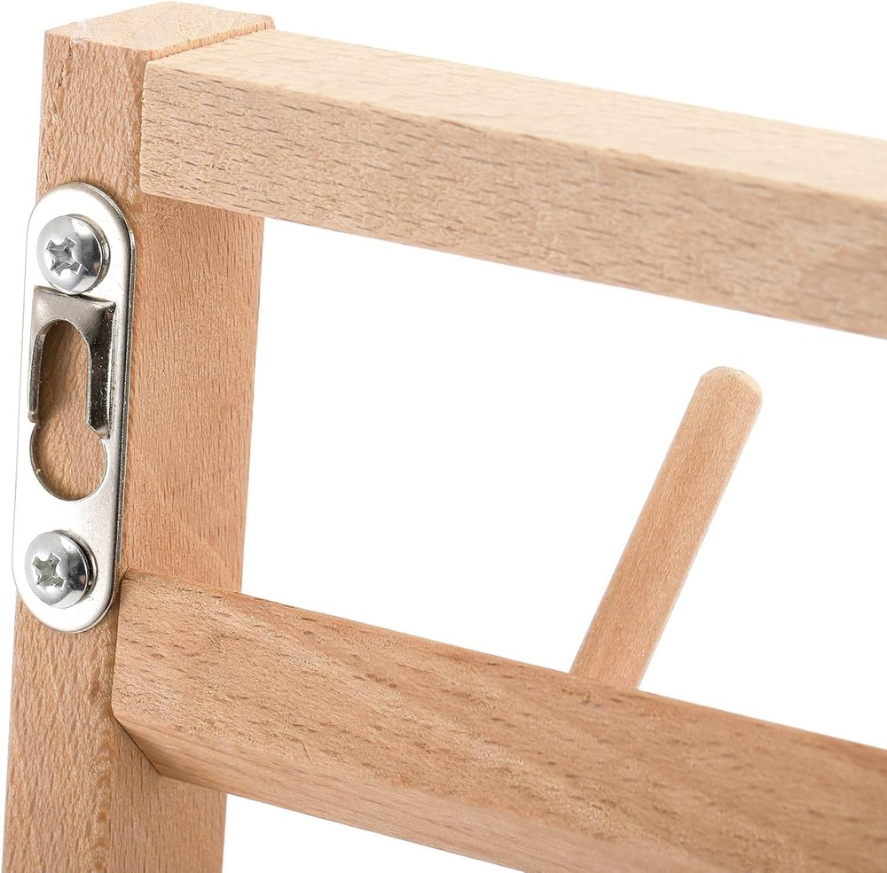 Large 2 Pack Wooden Thread Racks, 48 Spools Wall Mount Storage Organizer for ...
