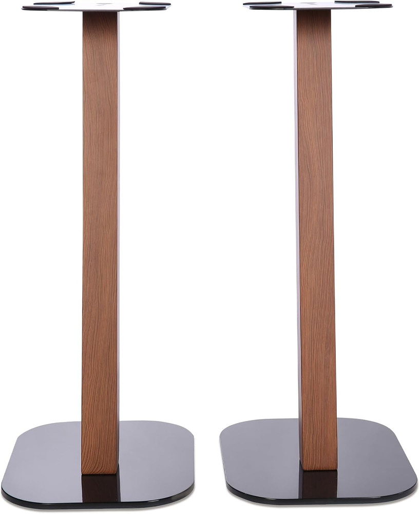 One Pair Fixed Height Universal Speaker Floor Stands - Cedar - 610 Series