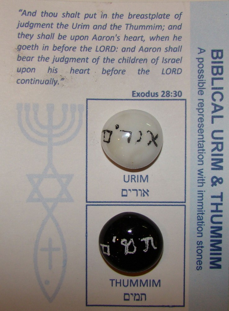 URIM AND THUMMIM Representation Great for Teaching Take a L@@K`