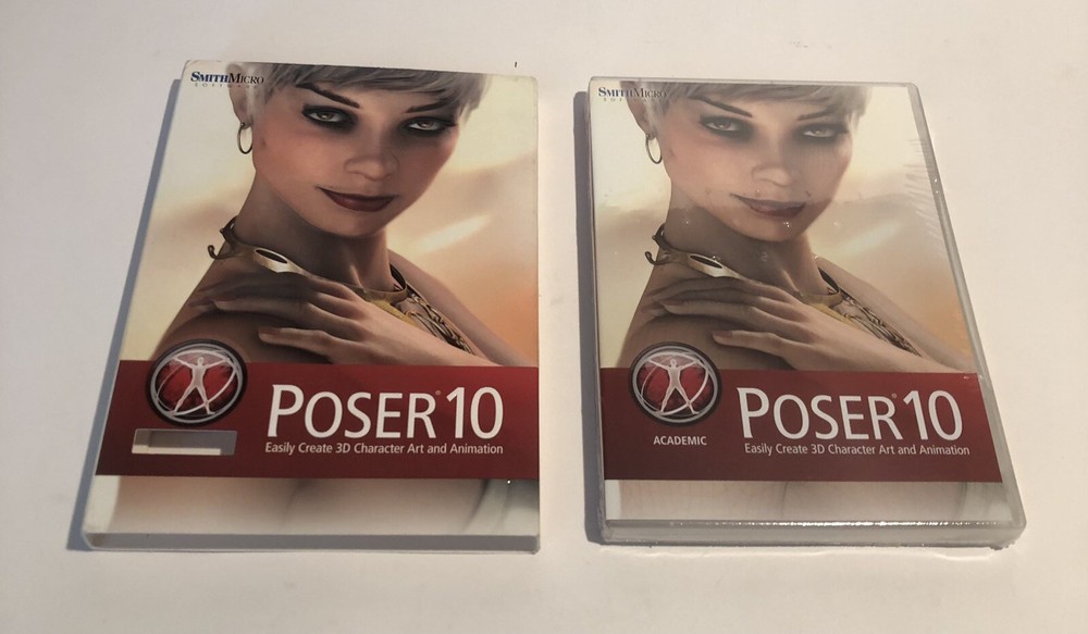 Poser 10 Easily Create 3D Character Art & Animation SmithMicro Software New