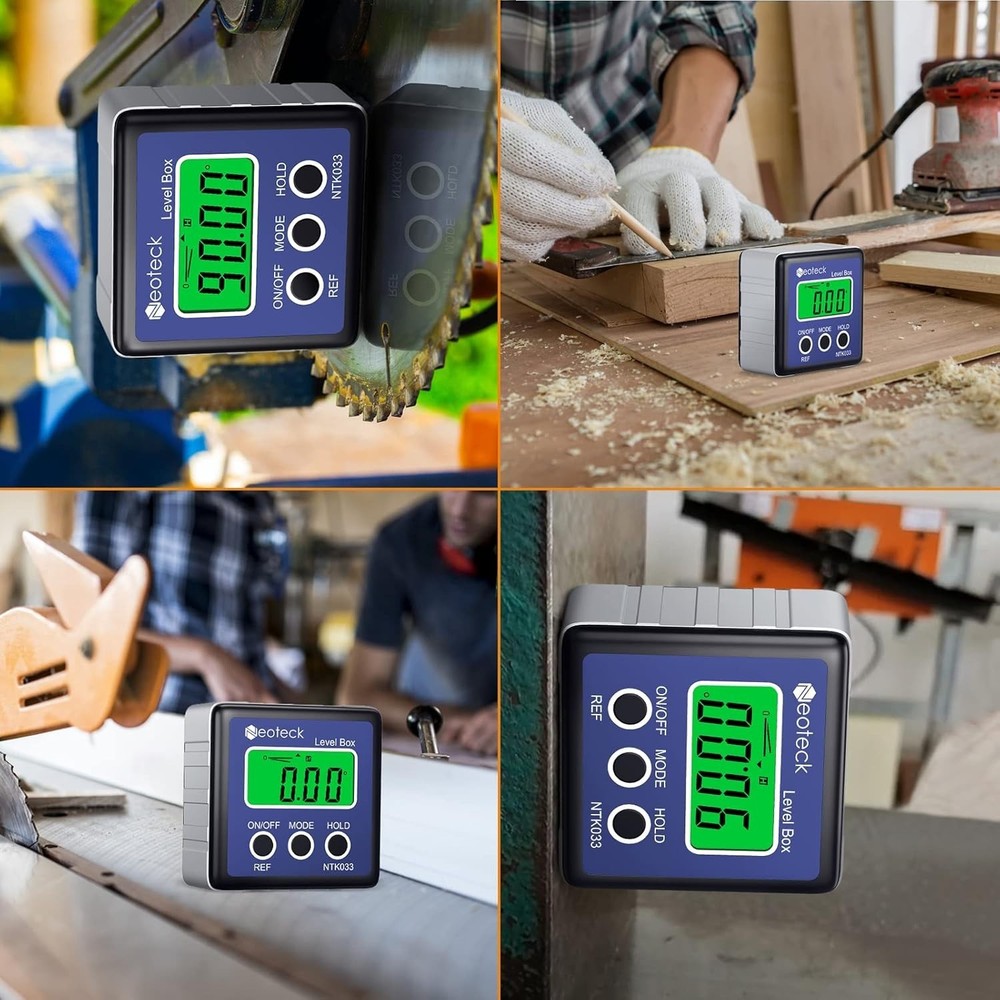 High Accuracy Digital Angle Protractor - Convenient and Lightweight Design