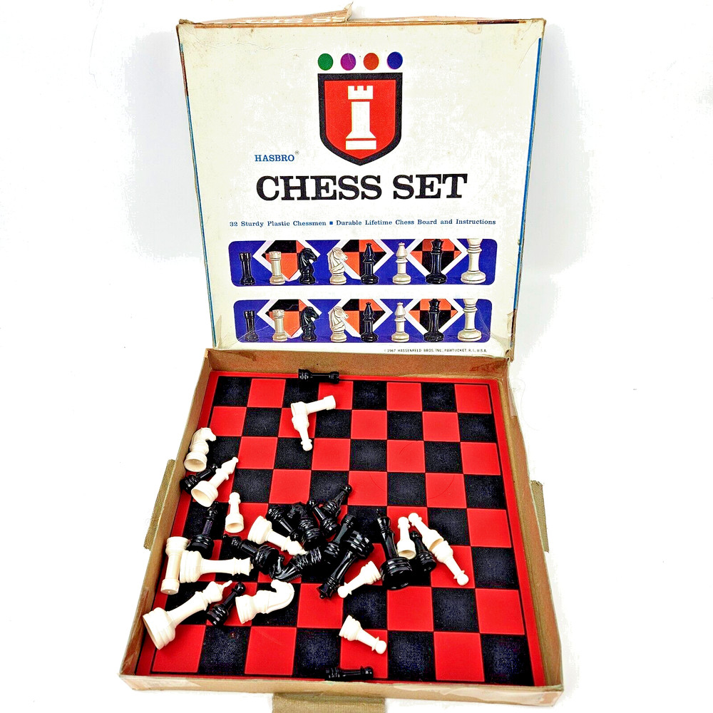Vintage Hasbro Chess Set 1970