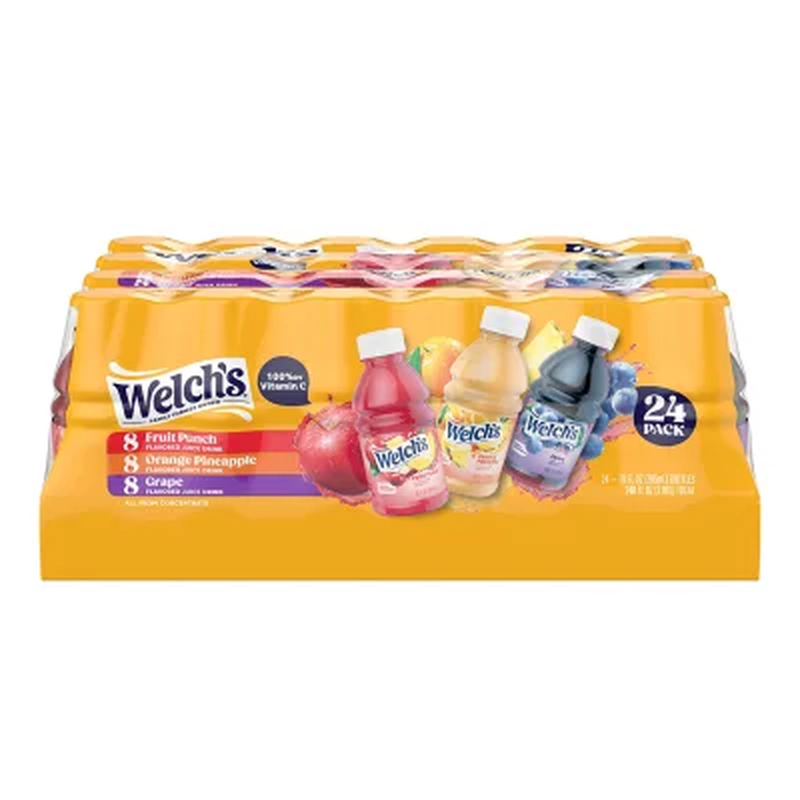 Welch's Variety Pack 10 oz - 24 Pack
