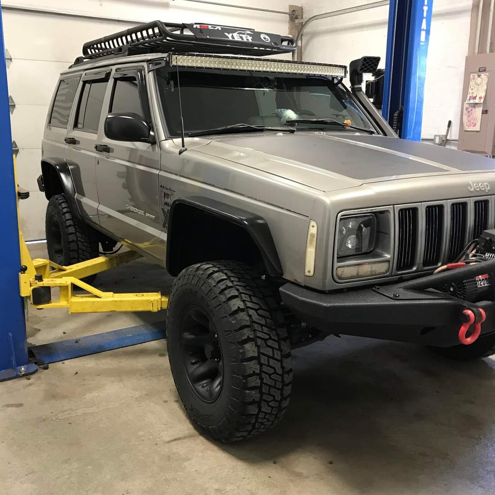 KBD Durable Polyurethane Front & Rear Fender Flares Fits Jeep Cherokee XJ 84-01