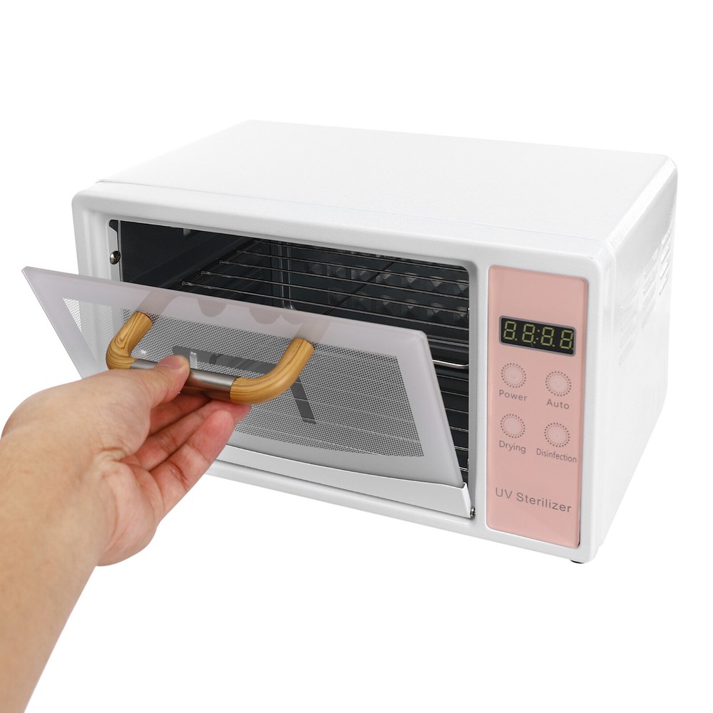 Multi-Functional Nail Cleaner Box Nail Tool Sterilizer Tabletop Drying Box 160W