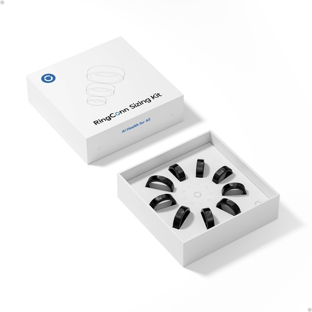 Smart Ring Sizing Kit - Discover Your Fit with 9 Sizes, Compatible with Ringconn