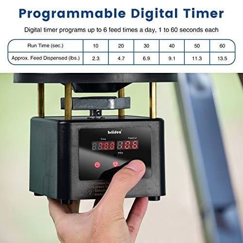 Deer Feeder Timer, All-in-One Deer Feeder Motor and Timer Kit with Programable D
