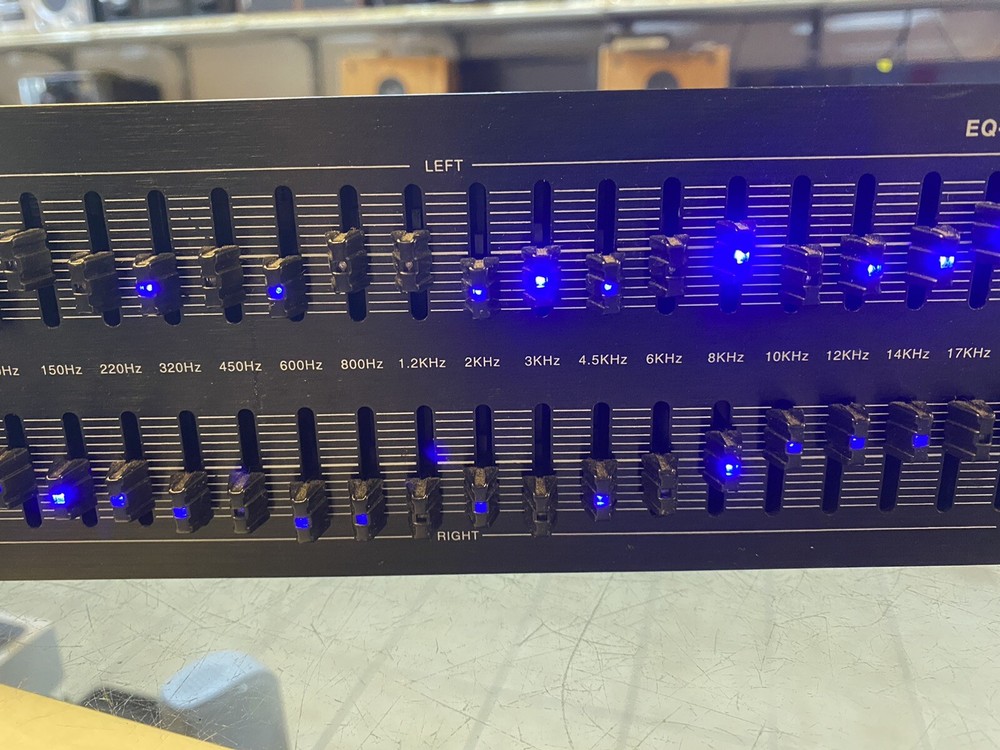 Technical Pro EQ7153 Dual 21-Band Equalizer with Digital Display