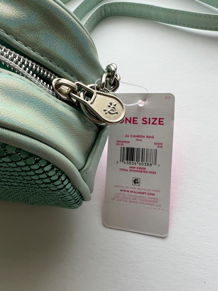 Justice camera bag with tags