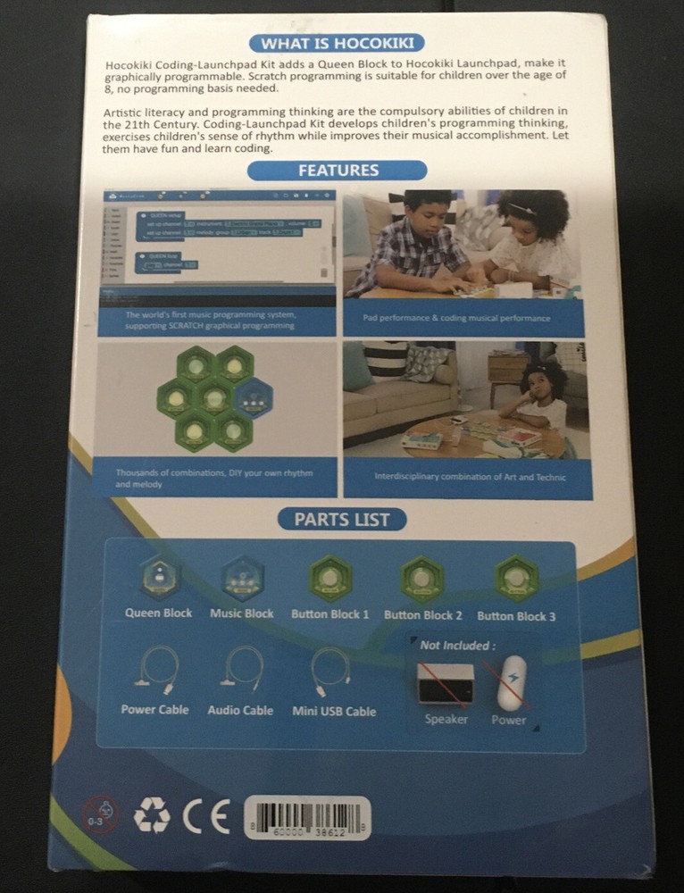 HoneyComb Steam Education Code Rhythm & Melody Coding-Launchpad Kit NEW SEALED