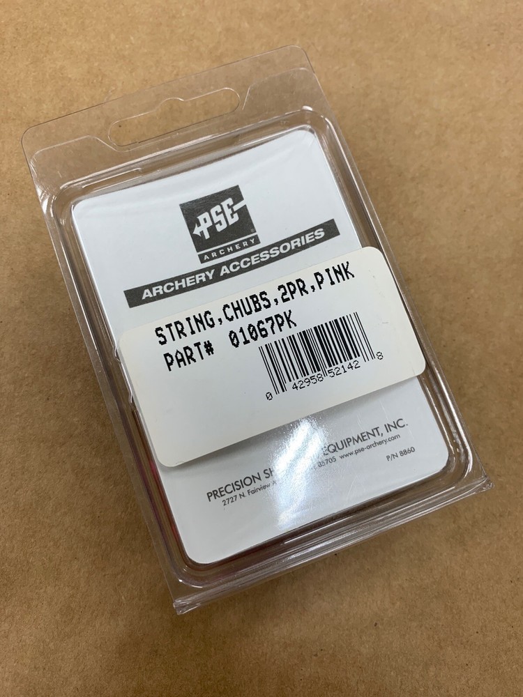 PSE Pink Rubber String Chubs String Vibration Dampening 4-Pack. Lot AC-52