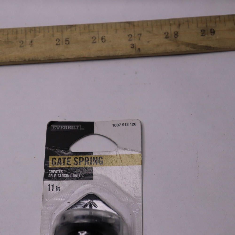 Everbilt 11 in. Black Gate Spring