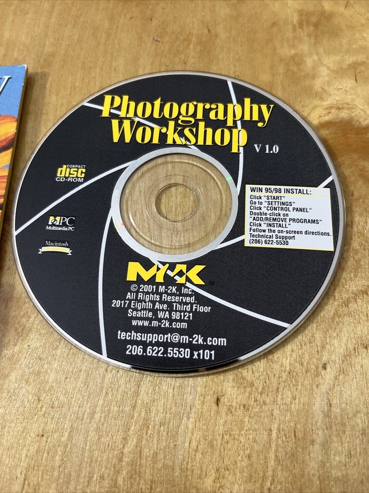 Canon Photography Workshop CD ROM Disc Only 2000