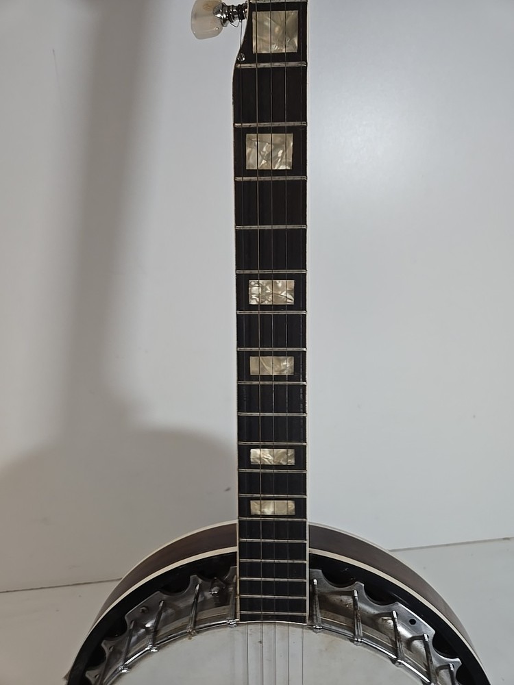 Vintage Harmony 5 String Eagle Banjo With Case