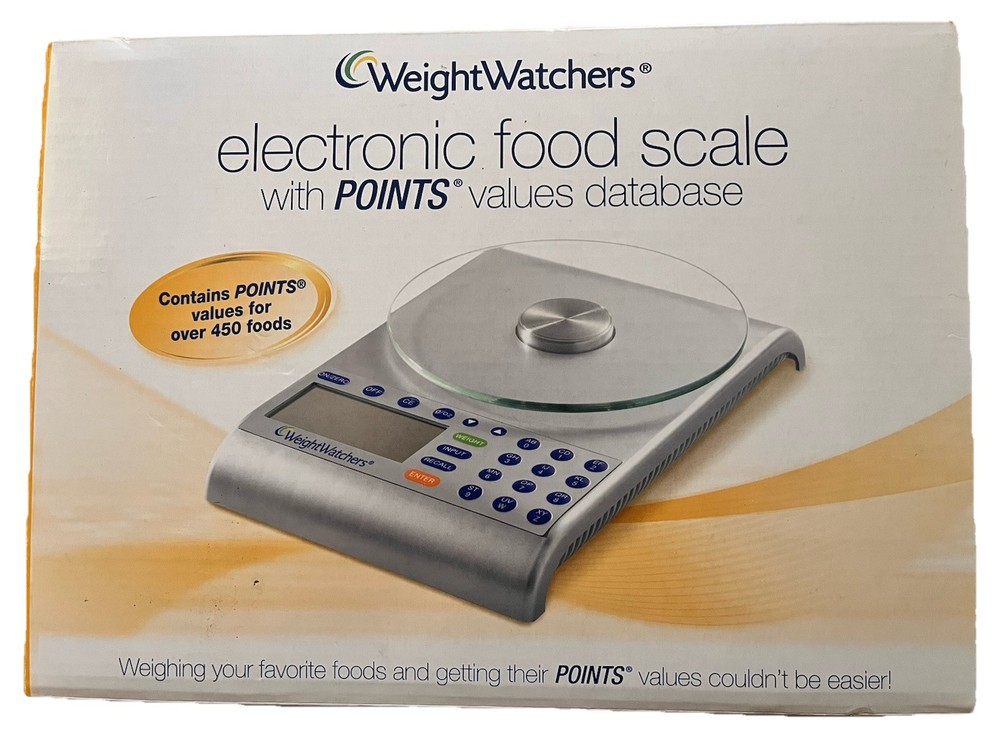 NEW Electronic Scale, Food, WEIGHT WATCHERS Points Value Database