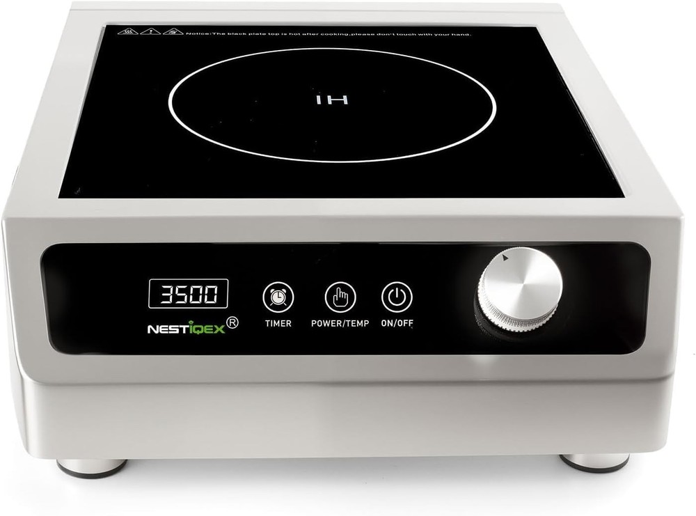Mini Induction Cooktop 700W 120V Portable Single Induction Burner – Compact