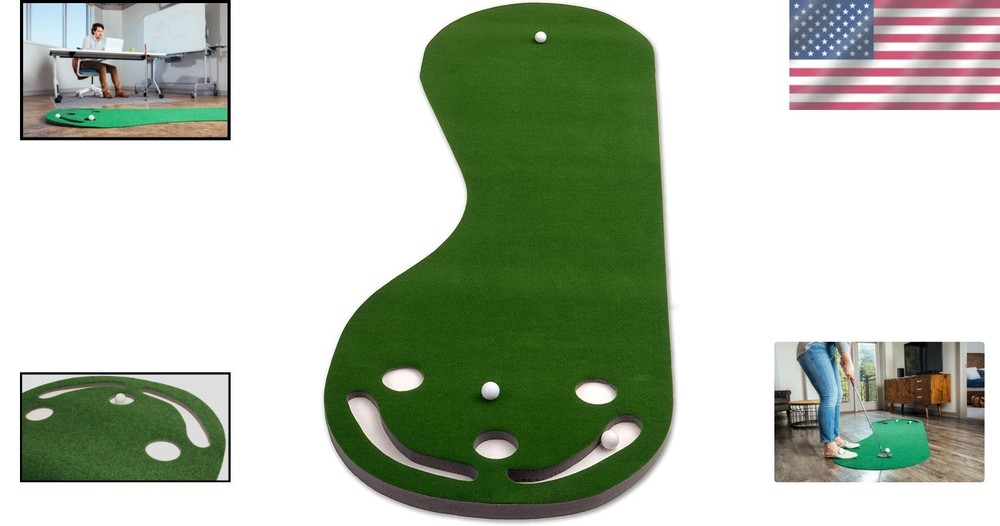 "3' x 9' Kidney Shaped Putting Green"