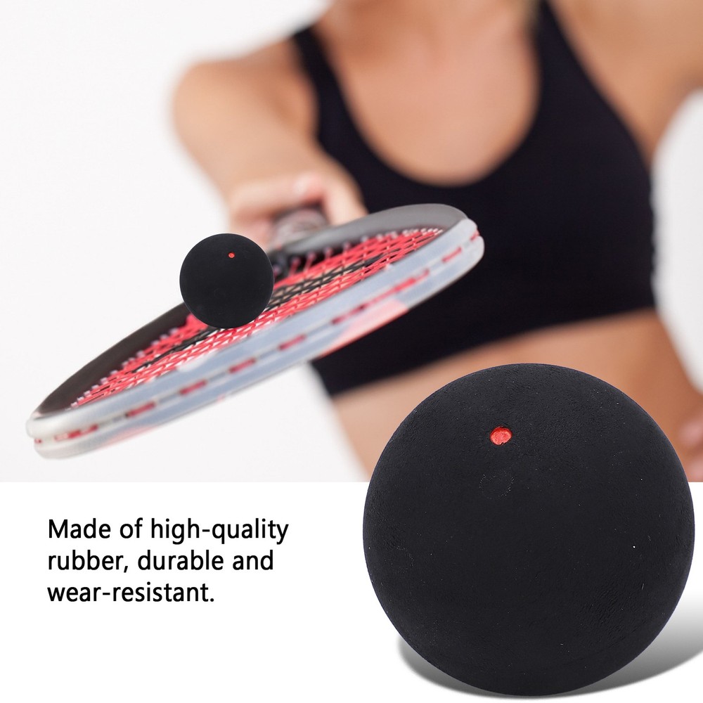 5 X 37mm Single Dot Squash Balls For Beginner Training