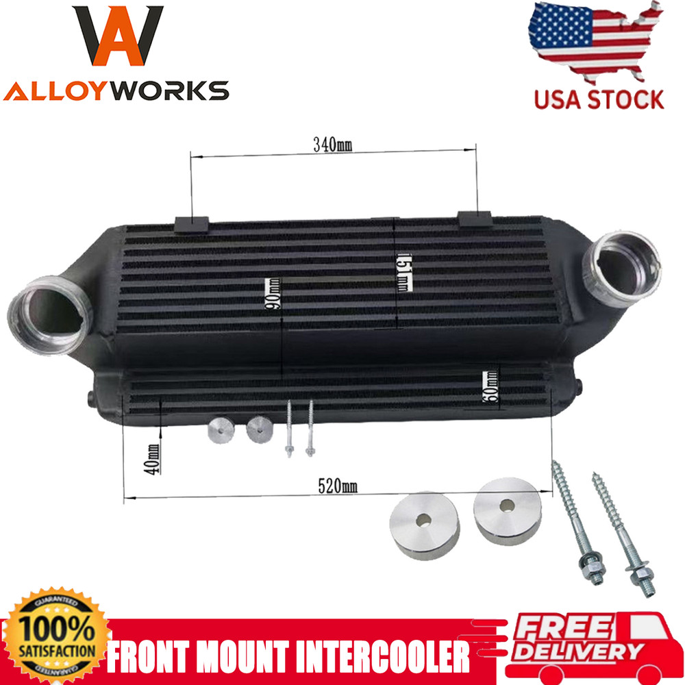Front Mount Intercooler for 2006-2017 08 BMW 135i E82 335xi ,Z4 E89 35is E91 E93