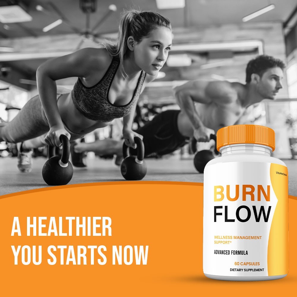 BurnFlow Capsules, Max Strength Formula, Burn Flow Supplement (10 Pack)