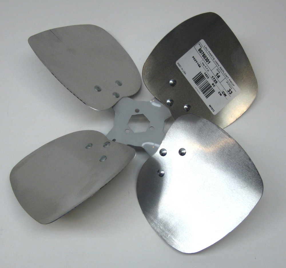 Lau 60760301 14" Fan Blade CW Rotation 33 Degree Pitch 4 Blades